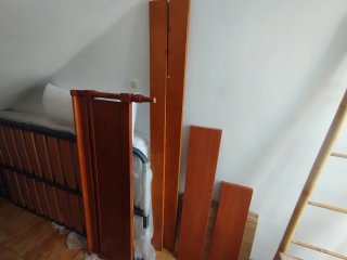 Estructura de madera para cama