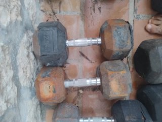 Mancuernas Hexagonales para Gimnasio
