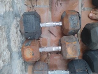 Mancuernas Hexagonales para Gimnasio