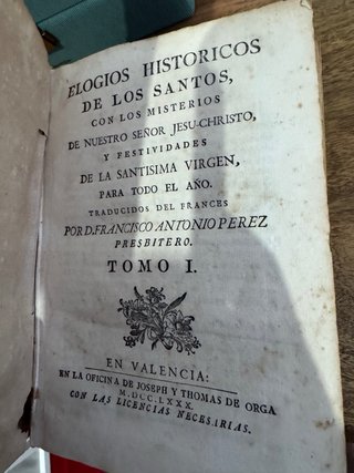 Libros 1780 y 82