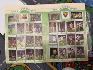 Álbum Fútbol liga 83 84 cano