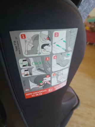 2 Silla coche con y sin Isofix