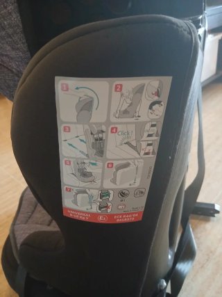 2 Silla coche con y sin Isofix