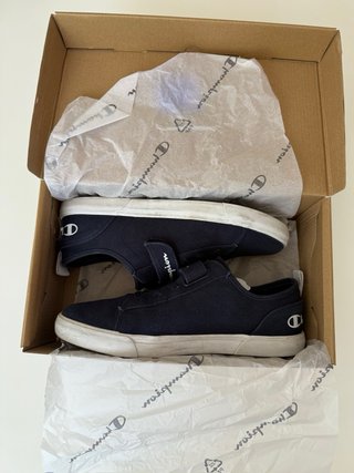 Zapatillas Champion 40 Lona Azul Marino