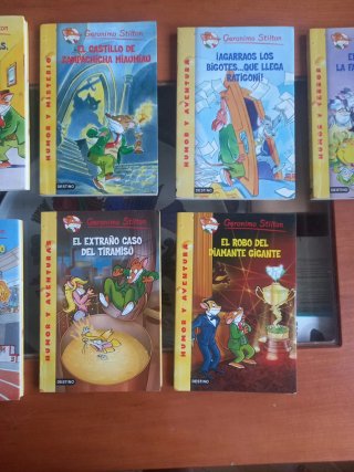 Libros Geronimo Stilton.  Serie Humor y Aventura