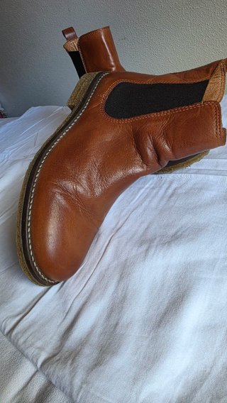 Botas marrones piel talla 38