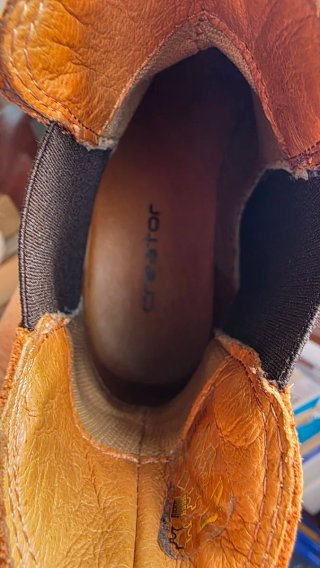 Botas marrones piel talla 38