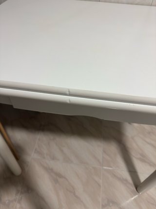 Mesa de cocina blanca 60x90