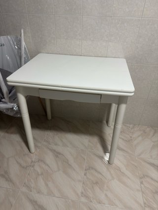 Mesa de cocina blanca 60x90
