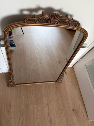 Espejo Zara Home pared madera