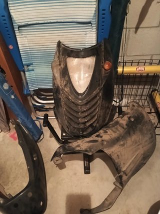 Carcasas Moto Aprilia Sonic Negras