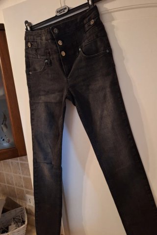 Jeans Liu Jo donna neri vita alta