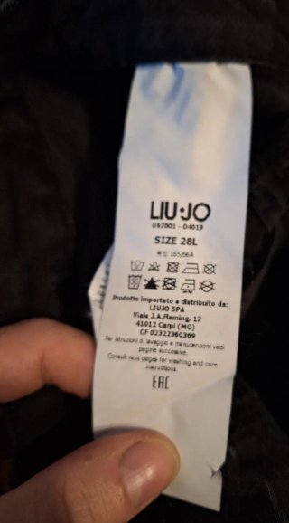 Jeans Liu Jo donna neri vita alta