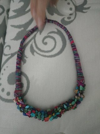 Collar Indio Hecho a Mano Multicolor