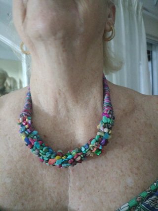 Collar Indio Hecho a Mano Multicolor