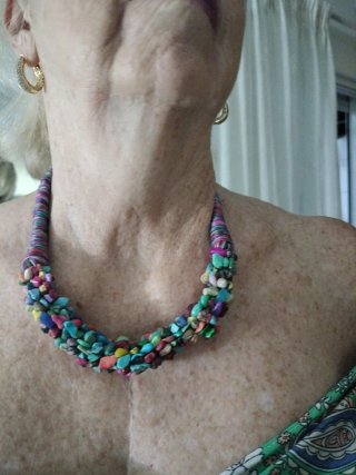 Collar Indio Hecho a Mano Multicolor