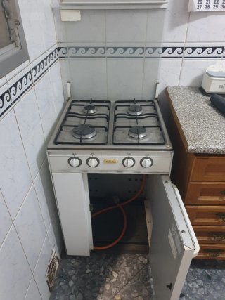 Cocina de gas Meireles blanca