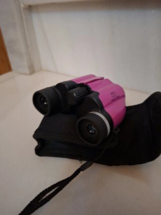 Walkie Talkies y Prismáticos Rosas