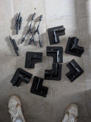 Accesorios para placas solares paralelo !!!