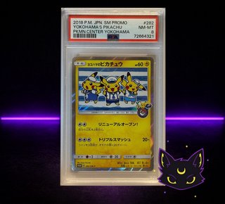 Pikachu Yokohama's PSA 8