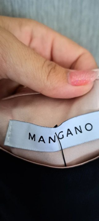Abito donna Mangano nero, viola, giallo