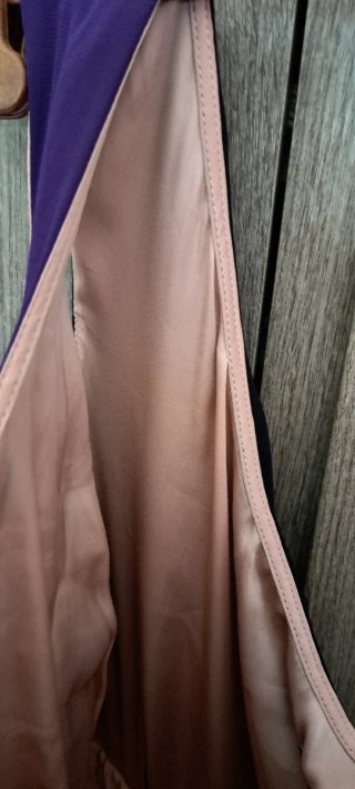 Abito donna Mangano nero, viola, giallo