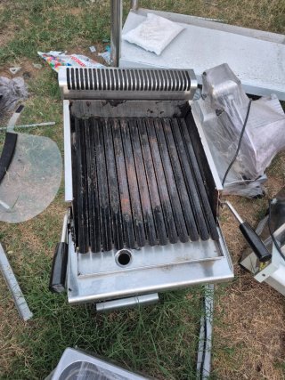 Barbacoa profesional piedra volcánica