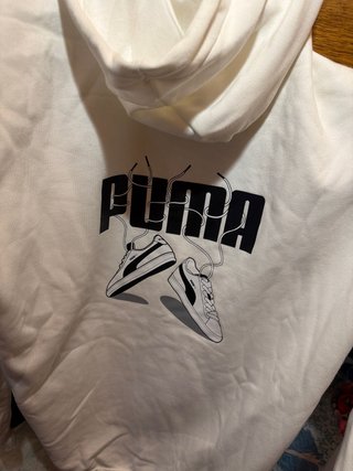 Sudadera Puma Blanca Talla L