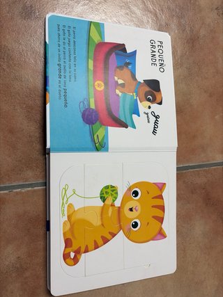 Las mascotas aprenden los opuestos