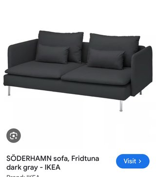 Sofá Ikea Sodermalm Gris