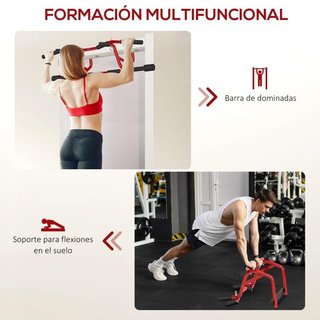 Barra Dominadas Pared 150kg Gimnasio Entrenamiento