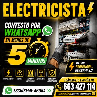 Electricista Profesional Urgente