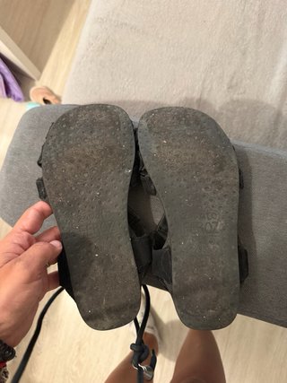 Sandalias Zapato Feroz Negras