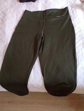 Mallas deportivas verde oliva