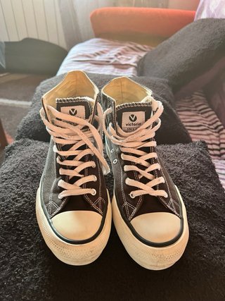 Zapatillas Victoria Tribu Plataforma Negras