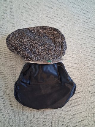 Vintage brocade bag metal clasp Bolso boquilla