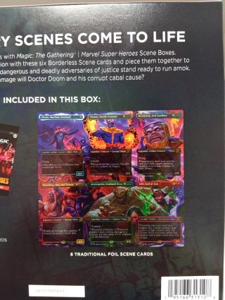 Magic The Gathering Marvel Super Heroes Scene Box