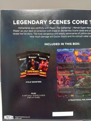 Magic The Gathering Marvel Super Heroes Scene Box