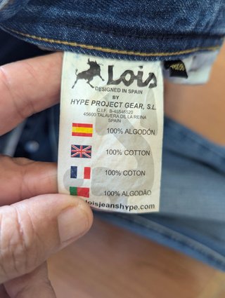 Pantalón Lois Vaquero Talla 48 #111