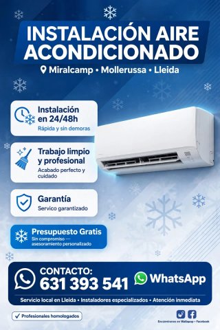Técnico aire acondicionado profesional