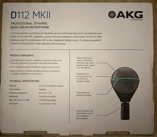 AKG D112 MKII Micrófono Bombo y Bajo
