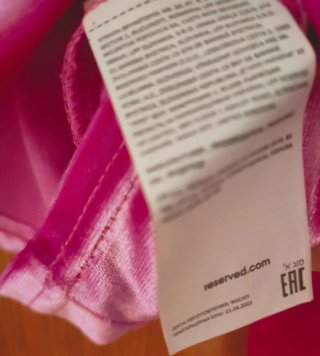 Blusa rosa manga larga cruzada