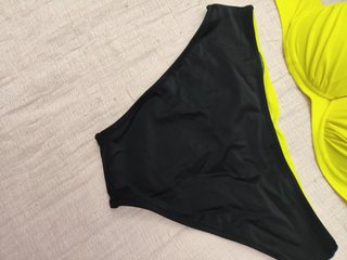 Biquíni Tamanho S - Amarelo e Preto - Novo
