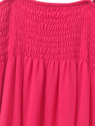 Abito lungo donna rosso elasticizzato