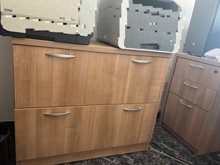 Muebles de oficina completos de madera