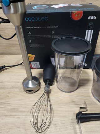 Batidora de mano Cecotec Power TitanBlack 1500