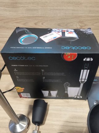 Batidora de mano Cecotec Power TitanBlack 1500