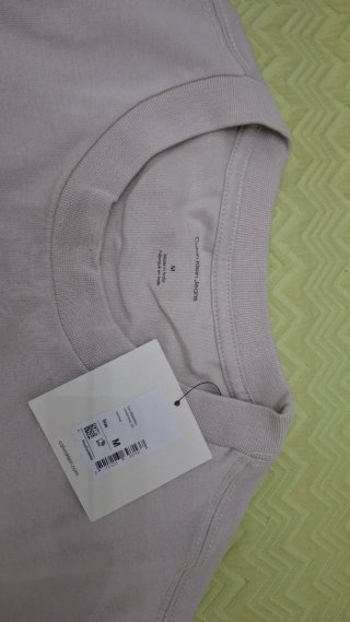 T-shirt Calvin Klein Beige/Tortora M vestibilità L