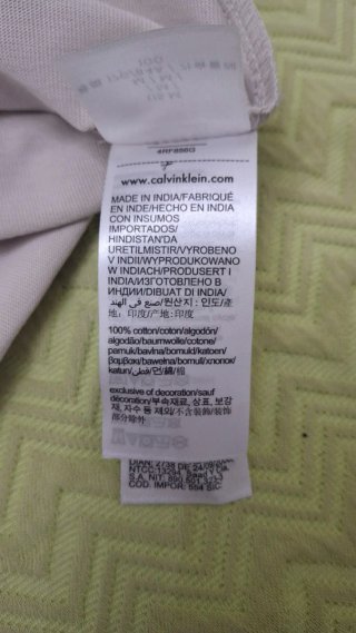 T-shirt Calvin Klein Beige/Tortora M vestibilità L