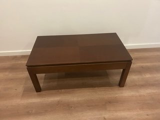 Mesa de centro elevable madera 60x110cm